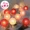 L-Pink red, variant on 1.5m 3m LED Cotton Ball String Fairy Night Lights LED Bulb Bedroom Outdoor Holiday Party Ramadan Decoration Mother's Day Gifts