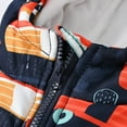 thumbnail image 4 of Hicidod Toddler Winter Jacket Lightweight Warm Hooded Down Coats Cute Printed Long Sleeve Zipper Puffer Jackets Outerwear, 4 of 7