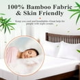 thumbnail image 7 of Shunjie.Home 100% Bamboo Fitted Sheet Only Twin XL Size, 400 Thread Count, 16" Deep, Super Soft, White, 7 of 7