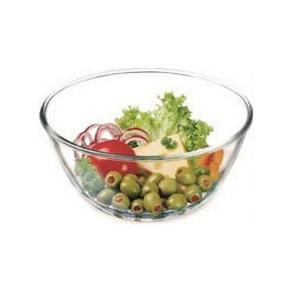 Simax Glassware 2.6 Quart (10.4 Cup) Glass Mixing Bowl