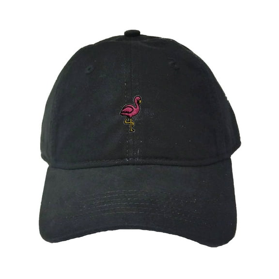 Go All Out Adult Flamingo Embroidered Deluxe Dad Hat