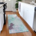 thumbnail image 4 of Dalyn Rugs Machine Washable Indoor/Outdoor Chantille Teal 2'3" x 7'6" Runner Rug, 4 of 7