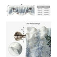 thumbnail image 6 of Christmas Snowflake Bird Snowman Window Curtain Living Room Kitchen Cabinet Tie-up Valance Curtain Rod Pocket Valance, 6 of 6