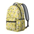 thumbnail image 2 of Daisy Pioneer Flower Yellow Pattern Backpack for School, Cute School Bag with Adjustable Shoulder Straps and Padded Back, 15.3"x11"x7.1", 2 of 5