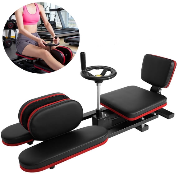 Leg Stretching Training Machine, 210° Adjustment Leg-Stretcher, Stable & Durable Split Training Fitness Machine, 330LBS For Home Gym indoor, Red