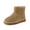 Cheetah, variant on Women's Hipster Pull-On Ankle Boots with Memory Foam - Comfortable Winter Footwear, Slip-On Suede Booties, Durable Sole.