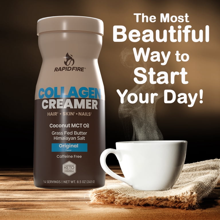 Rapid Fire Collagen Creamer for Hair, Skin and Nails, 7.55 oz