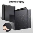 thumbnail image 2 of TSV Trading Card Binder with 360 Side Loading Pockets, 9 Pockets Trading Card Holder Pages, Trading Card Collector Album Folder Fit for Baseball, Sports, Coupon, Business, Pokemon Cards, Black, 2 of 7