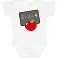 thumbnail image 3 of Inktastic Chalkboard and Apple School Boys or Girls Baby Bodysuit, 3 of 5