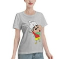 thumbnail image 2 of T-Shirt Basique à Manches Courtes pour Femmes Crayon Shin Chan, 2 of 6