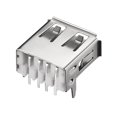 thumbnail image 3 of Conector USB PCB Tipo-A hembra de 4 pines a 90 grados, 20 piezas, 3 of 4