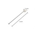 thumbnail image 5 of Plata 16cm 4 Piezas Agitador de Cóctel de Acero Inoxidable Agitador Agitador de Cóctel Agitador de Barra de Bebidas y Cuchara de Cóctel Agitador de Café de Acero Inoxidable con Corazón de Paleta Plata, 5 of 5