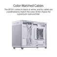 thumbnail image 3 of Funda de ordenador ASUS Prime AP201 de cristal templado microATX blanco, 3 of 7