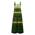 thumbnail image 6 of St. Patrick's Day Overalls for Women Green Clover Print Sleeveless Straight Leg Jumpsuits Casual Rompers with Pockets 2026, 6 of 6