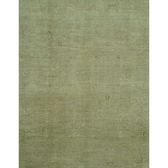 Ahgly Company Indoor Rectangle Abstract Copper Green Abstract Area Rugs, 8' x 12'