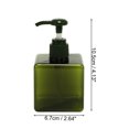 thumbnail image 4 of Unique Bargains 1 Pc Simple Square Soap Pump Dispenser for Bathroom Laundry Rooms 250ml Green, 4 of 6