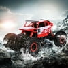 4WD Rock Crawlers Driving Car Drive Bigfoot Remote Control Off-Road Vehicle red