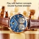 thumbnail image 4 of Reloj Mecánico Minnieouse de acero inoxidable para hombre resistente al agua ajustable analógico Vintage Tipo regalo Type3 NO3, 4 of 6