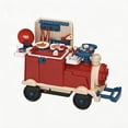 thumbnail image 5 of 3-in-1 Kids Ride-On Train and Pretend Play Kitchen Set, Toddler Construction Toy with Realistic Cookware Accessories, Ages 2-5, 5 of 6
