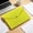Yellow, variant on Portable Buckle Felt Folder for Document Storage, Solid Color File Bag for Letter Paper and Notebooks, Soft Pen Holder Organizer for Office Supplies and Commuting, Dark Gray