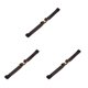 thumbnail image 5 of Banda de cintura Estilo simple Cinturones de correa de nudo de lazo para vestidos Chicas adolescentes Negro Qarigey, 5 of 6