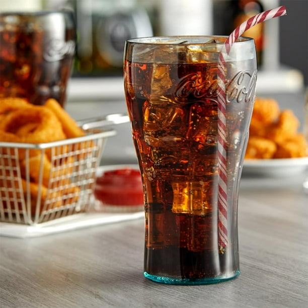 Coca-Cola Classic Glass, 17.2oz Unique Styled Georgia Green Coke