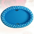 thumbnail image 4 of KAKOWELY 1 Pc Pet Inflatable Swimming Pool Portable Foldable Pool Dogs Cats Floating Mat Water Pond Pool (Blue),55.12"X37.8"X5.91", 4 of 5