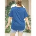 thumbnail image 3 of XCHQRTI Plus Size Daisy Women Tshirt Graphic Oversized Tees Short Sleeve Casual Tee, 3 of 7