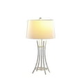 thumbnail image 2 of 29.25" In Kiara Modern Satin Silver Bamboo Metal Table Lamp, 2 of 4