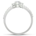 thumbnail image 3 of SuperJeweler Three Diamond Plus Promise Ring In White Gold For Women, 3 of 8