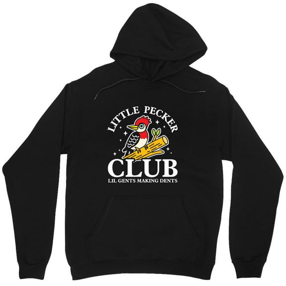 Little Pecker Club Lil Gents Making Dents Graphic Funny Novelty Humor Art M3228 Unisex Hoodie, Up to Size 5XL