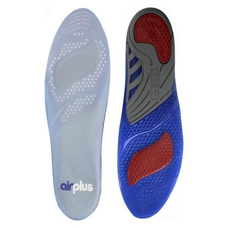 Airplus Extreme Active Gel Lightweight and Breathable Shoe Insoles for Cushion and Support, Men's, Size (Best Way To Clean Shoe Insoles)