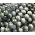 thumbnail image 2 of 10mm Eagle Eye Round Beads Genuine Gemstone Natural Jewelry Making, 2 of 5