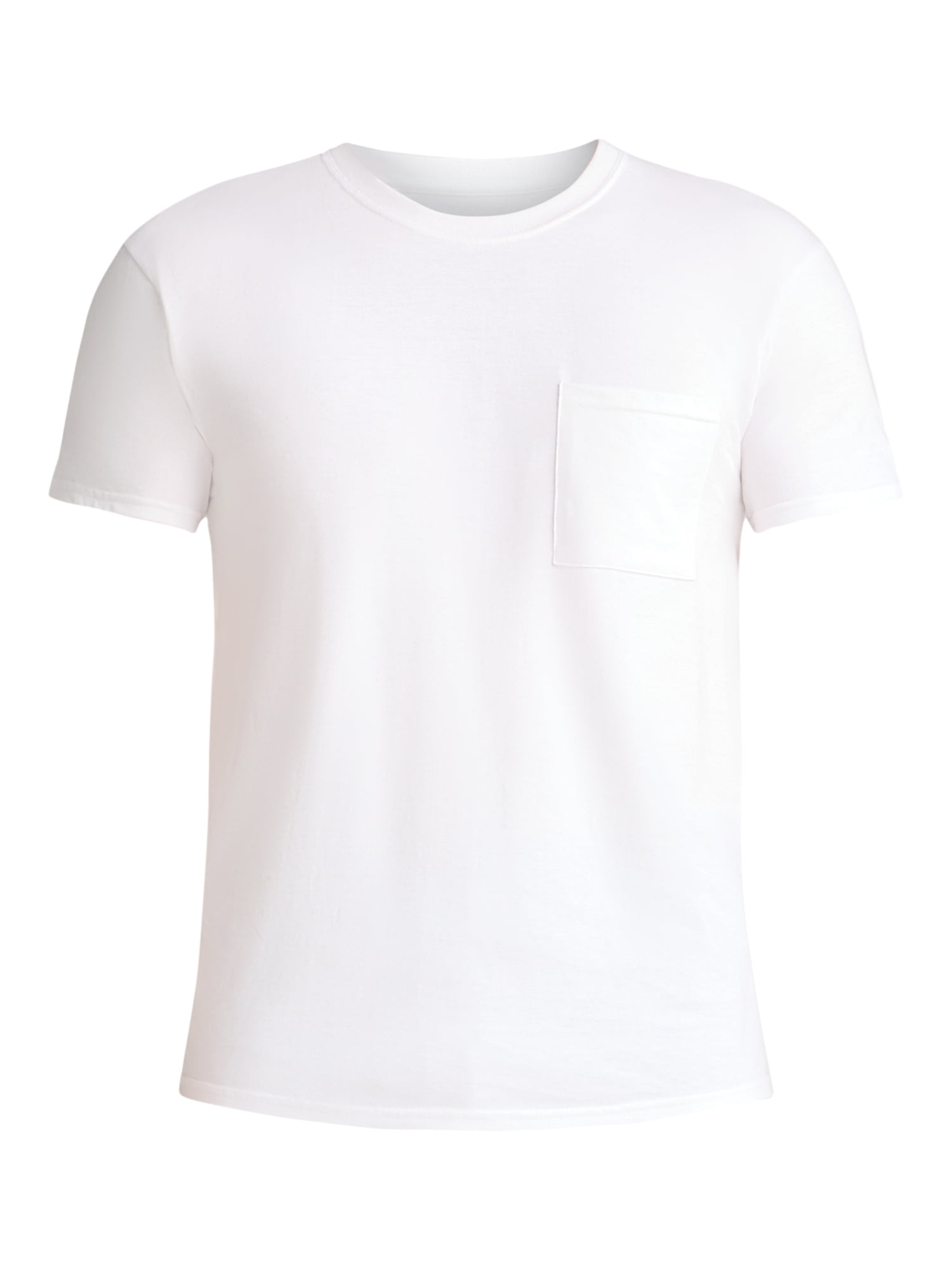 Athletic Works Men's and Big Men's Cotton Pocket Tee, Sizes XS-5XL and Tall Sizes