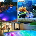 thumbnail image 6 of Clearance Submersible LED Lights Remote Control Battery (Not Included) Powered, RGB 10 Colors Changing Waterproof Light for Pool, Vase Base, Spa, Aquarium, Pond, Hot Tub, Decoration, Party, 6 of 6