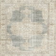 thumbnail image 1 of Ahgly Company Indoor Square Traditional Gold Persian Area Rugs, 8' Square, 1 of 6