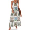 thumbnail image 1 of Nuevo vestido sin mangas de 4 flores celtas para fiesta de noche, 1 of 7