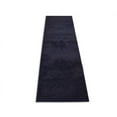 thumbnail image 2 of Machine Washable Custom Size Runner Rug Solid Scroll Floral Navy Blue Color Slip skid Resistant Latex Back Rug Runner Customize Length By Feet and 25.5" Width, 2 of 10