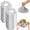 150Pcs, variant on Aluminum Foil Insulation Covers,100/150/200/300 pcs Thickened & Reusable 110℃ Heat Resistant Elastic Lids for Kitchen,Picnic