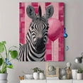thumbnail image 4 of Qisvanset Sunglasses Zebra Balloon Canvas Print 12x16 Inch Bar Wall Art, 4 of 8