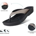 thumbnail image 4 of AEROTHOTIC Flip Flops for Women with Arch Support Plantar Fasciitis Orthopedic Cushioned Footbed Comfortable Non-Slip Sole with Padded Straps Dressy Casual Recovery Women Sandals, 4 of 8