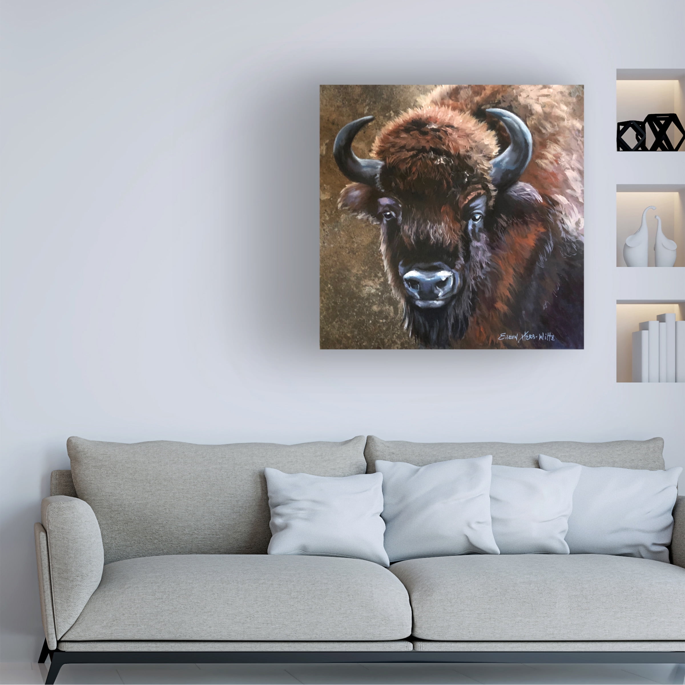 Eileen Herb-Witte 'Buffalo Bob' Canvas Art