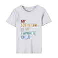thumbnail image 5 of LYXSSBYX Womens T Shirts Graphic Tees Trendy Women's Letter Printed Short Sleeved Casual Loose Top Short Sleeved Round Neck Top/shirt, 5 of 6