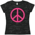 thumbnail image 3 of Inktastic Pink Peace Sign Women's T-Shirt, 3 of 5