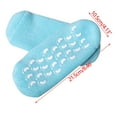 thumbnail image 2 of Herrnalise Spa Socks Women 1 Pairs Dry Cracked Feet Lotion Socks Foot Moisturizing Socks Silicone Socks Foot Care Heel Socks Spa Socks - Light Blue, 2 of 9