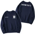 thumbnail image 2 of Custom EMT EMS Embroidered Sweatshirt Hoodie Personalized Paramedic Uniform Emergency Medical Technician Shirts Men Women (T-shirt, L), 2 of 10