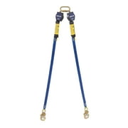 3M™ DBI-SALA® Nano-Lok™ Tie-Back Twin-Leg Quick Connect Self Retracting Lifeline, Web 3101374, 9 ft. (2.7m)