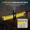 thumbnail image 2 of Steel Engine Hoist Load Leveler, 0.5M Small Engine Lift Balance with Ball Bearing and Adjustable Handle, Heavy Duty Auto Shop Engine Lifting Tool, 2 of 7