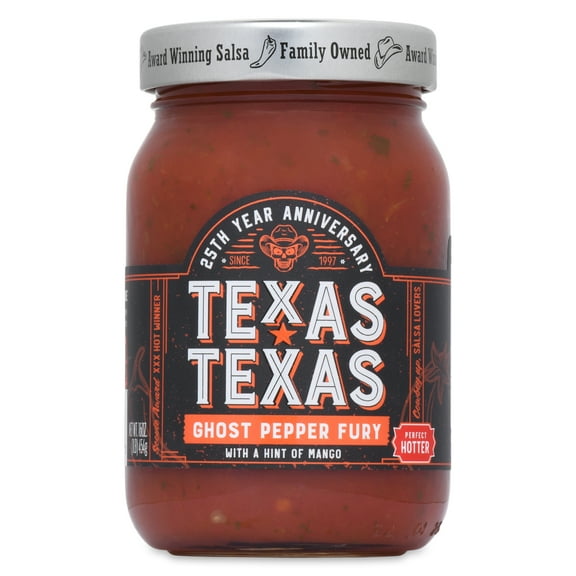 Texas Texas Ghost Pepper Fury Salsa - Perfect Hotter, 16oz jar