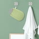 thumbnail image 5 of Toalla de baño con guantes de doble cara Unique Bargains para baño 5.51"x9.06" 1 Pc Verde, 5 of 6